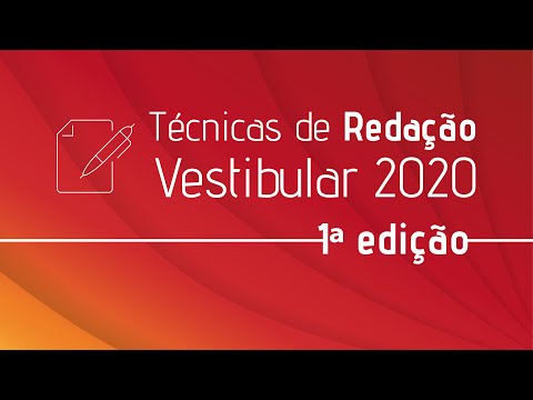 Técnicas de Redação | Vestibular 2020 | Faculdade Cásper Líbero