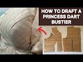 How To Draft A Princess Dart Bustier Pattern