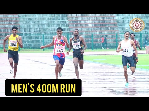 Men's 400m Run Run - Kerala State Senior Athletics 2023