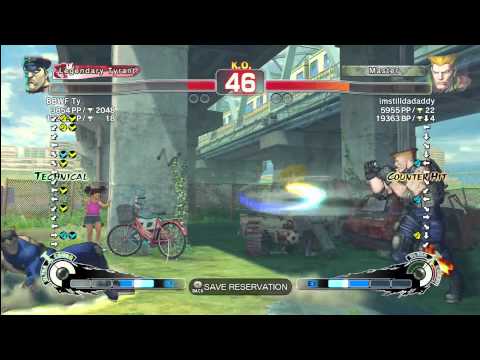 [Bison] BBWF Ty vs imstilldadaddy [Guile] SSF4 Arcade Edition