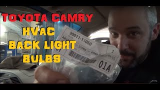 Toyota Camry - Climate Control Bulbs