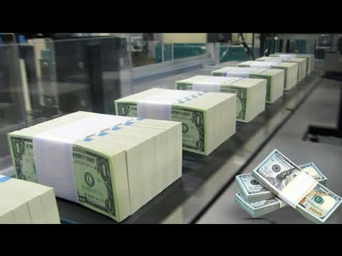 American Money Factory: US Dollar Banknotes Production process — How is a dollar made? $100