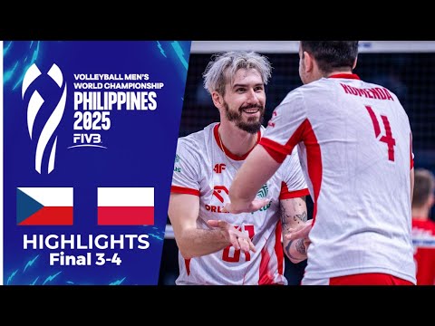 🇵🇱 POLAND vs 🇨🇿 CZECH REPUBLIC | Bronze Medal Match | Men’s Volleyball World Championship 2025 🥉[HD]