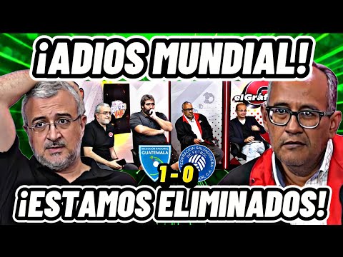 PRENSA SALVADOREÑA LLORA EN VIVO GUATEMALA NOS ELIMINO DEL MUNDIAL QUE 🥹