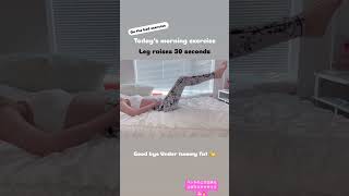 For all Lazy’s! On the bed exercise! 寝起きでベッドの上で出来るズボラエクササイズ💪🏻🔥 #41yearsold #3kids #homeworkout