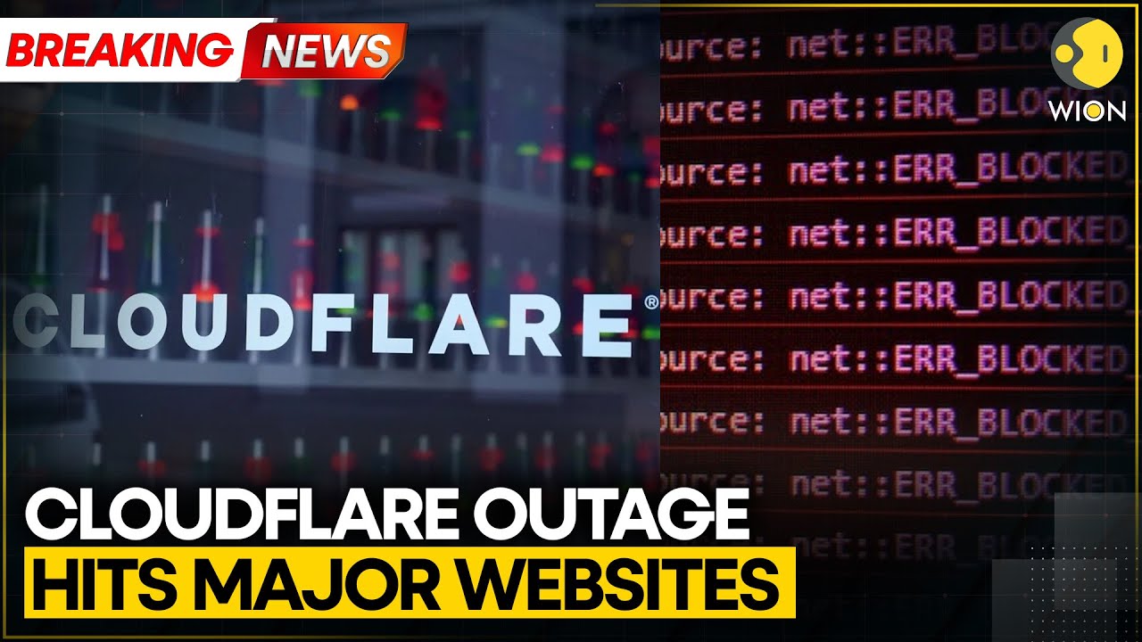 BREAKING: X & ChatGPT Among Affected Services, Cloudflare Investigating 'Technical Fault' | WION