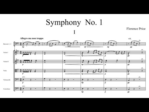 [Score] Florence Price - Symphony No. 1 (1932) in E minor