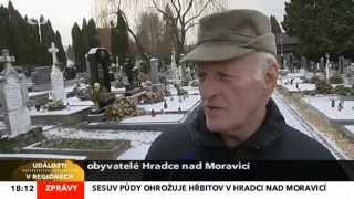 preview picture of video 'Hradec nad Moravicí  hřbitov únor 2013'