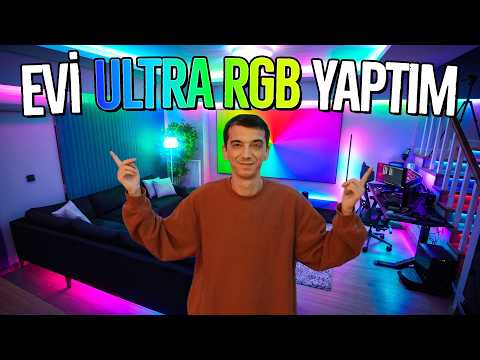 ABARTTIM! Evi Ultra RGB Yaptım!