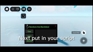 Backdoor tutorial! (Much requested)