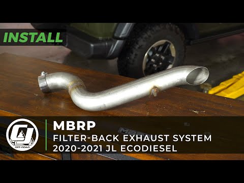 2020-2021 Jeep JL EcoDiesel Install | MBRP Filter-Back Exhaust System