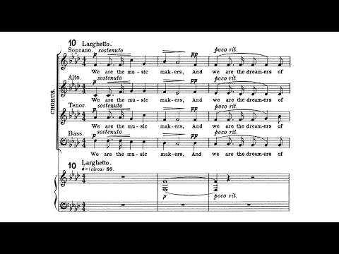 Edward Elgar - The Music Makers Op. 69 (audio + sheet music)