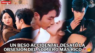 Un beso accidental desató la OBSESIÓN del soltero más RICO 🍷🔥 #drama #películas #dorama #romance