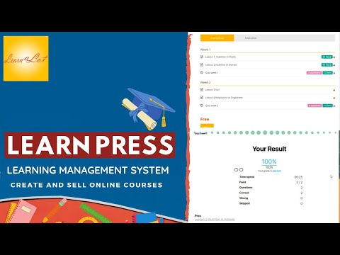 How to use Learnpress in Wordpress to create and sell courses online