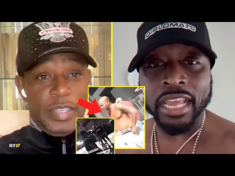 Cam'ron And Freekey Zekey React To Jim Jones And Dame Dash Fight In Harlem The Streets Of Harlem