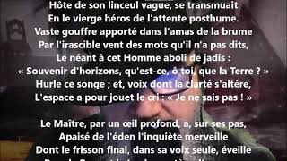 Kadr z teledysku Toast funèbre tekst piosenki Stéphane Mallarmé