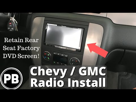2007 - 2014 Chevy GMC Stereo Install Tahoe Suburban Yukon Impala Avalanche