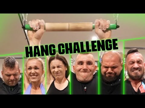 Wisimy na drążku z ekipą @DźwigajDziewczyno Hang Challenge