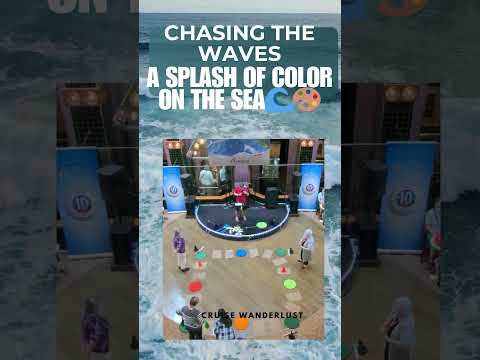 Thumbnail for CHASING THE WAVES : SPLASH OF COLOR #cruiseexperiences