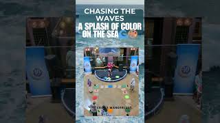 CHASING THE WAVES : SPLASH OF COLOR #cruiseexperiences