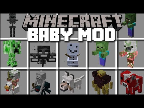 Minecraft BABY MOBS MOD / HELP FIND THEIR PARENTS!! Minecraft