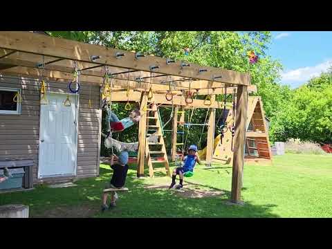 DIY Calisthenics Backyard Playground for Kids #gym #sports