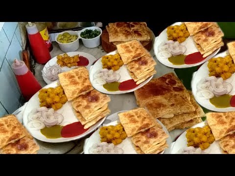 Street Food Loves You Present - Shahi Mughlai Paratha in Kolkata Sabir's Hotel - Exciting Tasty Food Video