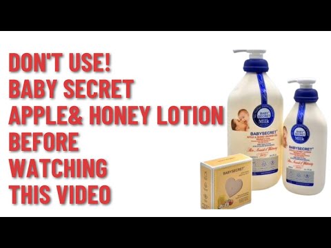 HONEST REVIEW ON BABY SECRET APPLE & HONEY LOTION|Baby Secret Body  Lotion| Baby Secret Amino Acid