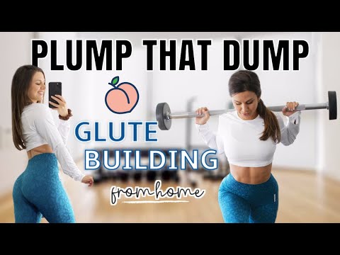 PLUMP that DUMP! Grow them glutes from home! My FAVORITE at home booty workouts - minimal equipment!