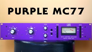 Video thumbnail for Purple Audio MC77 Drum Demo by Max Bauhof