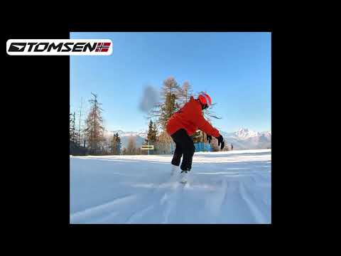 Tomsen - Fun skiing with BootSkis. Learning new tricks is fun.