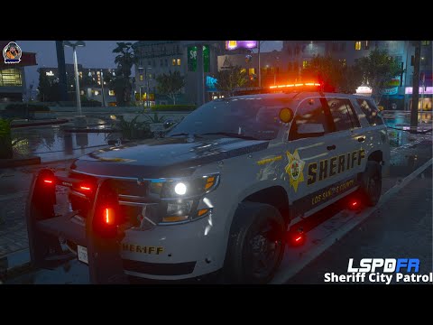 City Patrol Playing GTA 5 As Sheriff City Patrol| GTA 5 Lspdfr Mod|