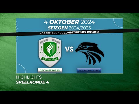 GZV WATERGRAS - ZVV MIDDELBURG | SAMENVATTING | 4DE COMPETITIE WEDSTRIJD 4 OKTOBER 2024 |