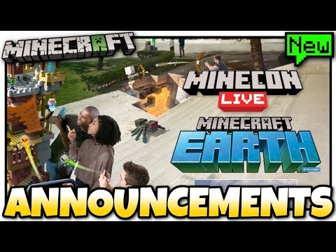 Minecraft Earth (AR) BETA Sign-up + Minecon Live - Big 10yr Announcements - Bedrock / Java / Console