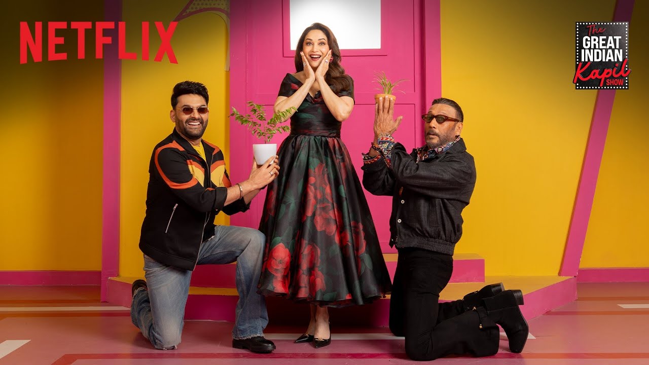 Kapil with Jaggu Dada & Dancing Queen💃 | Madhuri Dixit, Jackie Shroff | TGIKS | Netflix India