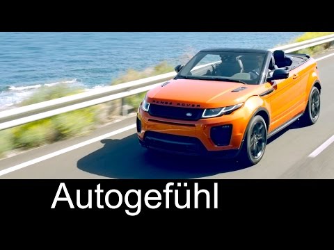 All-new Range Rover Evoque Convertible Cabriolet Preview Design/Technology