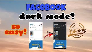 How to turn on Facebook Dark Mode - so easy