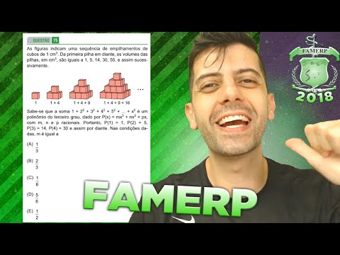 FAMERP 2018 - Q75 Mat - As figuras indicam uma sequência de empilhamentos