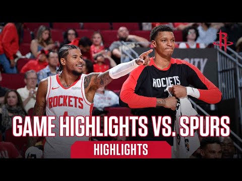 Full Game Highlights: Rockets vs Spurs 11/6/24