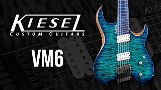 Kiesel Guitars - Vader VM6 Multiscale Guitar Demo