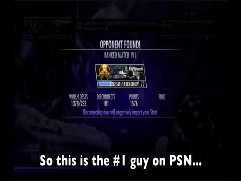 INJUSTICE GODS AMONG US - THE #1 RANKED PLAYER ON PSN