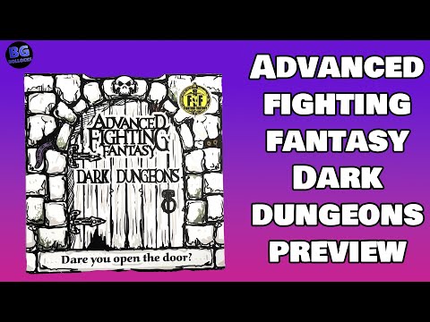 Advanced Fighting Fantasy Dark Dungeons Board Game Preview