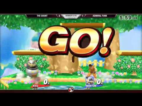 Smash 4 Versus Weekly 12/17/15 - Winners R4 - The Gount (Ryu) vs Admiral Funk (Koopaling)