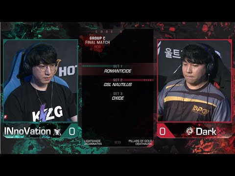 [2021 GSL S1] Ro.16 Group C Match5 Dark vs INnoVation