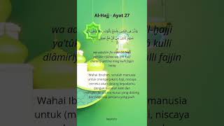 Download lagu Al-Hajj Ayat 27 #shrots mp3