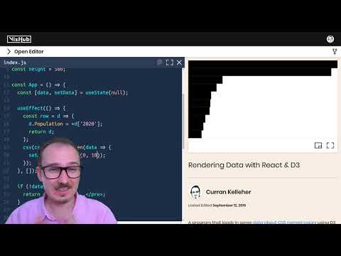 Datavis 2020 Episode 21 - Making a Bar Chart with React & D3