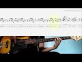 Vampire Weekend Sunflower Bass Cover With Tabs In Video