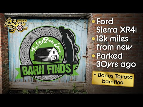 Barn Find Ford Sierra XR4i - derelict for 30 years (plus bonus 1 owner MR2!)