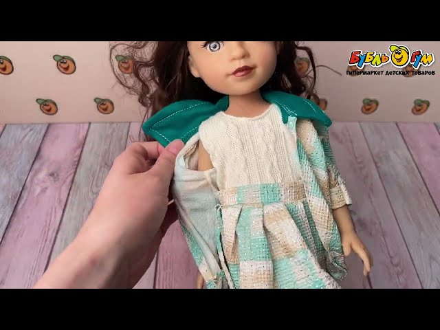 Кукла-брюнетка Lanson Toys в куртке  - видео