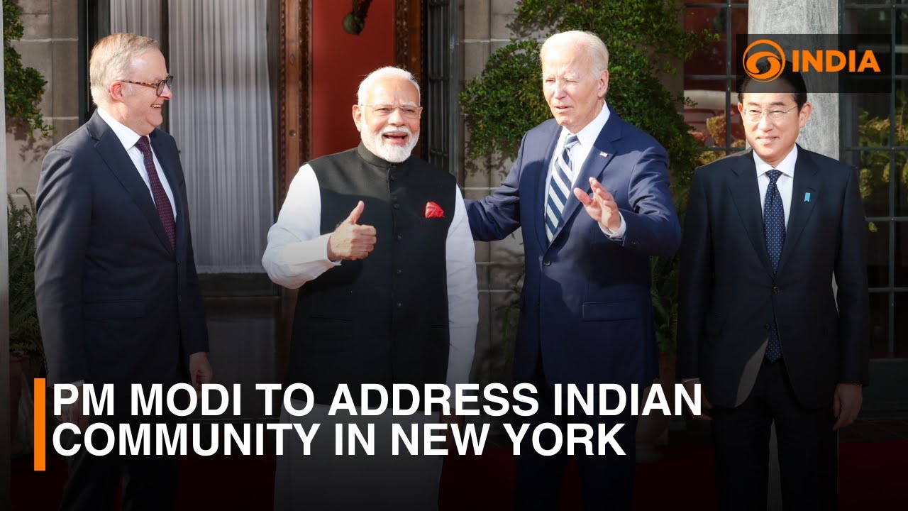 PM Modi to address Indian community in New York | DD India News Hour
